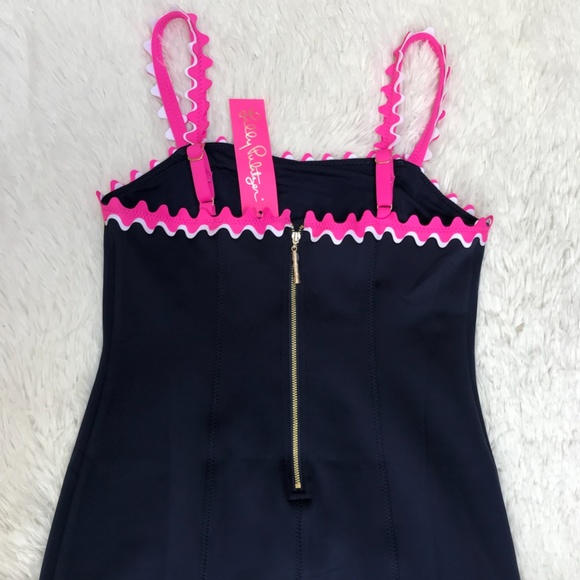 Lilly pulitzer Shellbee Dress True Navy - Picture 6 of 7